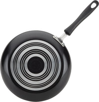 Farberware Cookstart Diamond Max Nonstick Cookware | Pots and Pans Set with Glass Lids | Non-Stick Cookware Set 15 Piece - Black