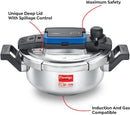 Prestige Svachh FLIP-ON Mini SS Pressure Cooker 18 cm-2 L with Glass Lid | MPF20164