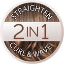 Remington Proluxe Curl & Straight Confidence Styler | Unique Twisted Design with OPTIheat Technology for Smooth or Curly Styles – S6606