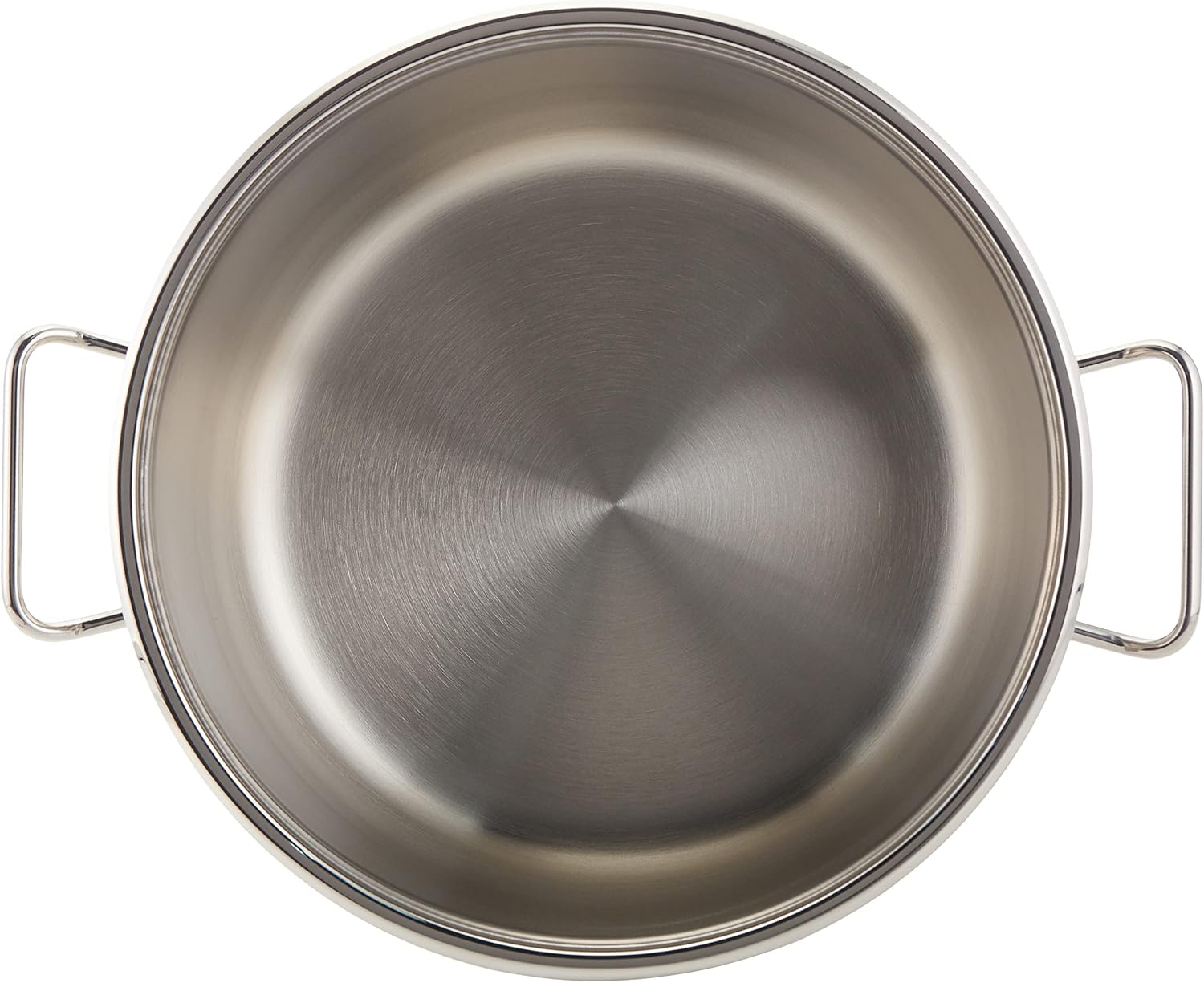 Korkmaz Mega Stainless Steel Low Casserole with Lid 28x11 cm / 6.5 L  | Silver - KA1941
