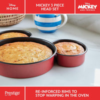 Prestige X Disney Bakeware Mickey 3 Piece Head Set | PR48803