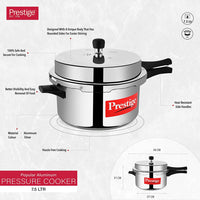 Prestige Popular Pressure Cooker 7.5 Ltr | MPP28100