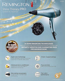 Remington Shine Therapy Pro Hair Dryer | 2400W Powerful AC Motor with Advanced Ionic & Micro-Conditioner Technology for Glossy Finish – AC9300