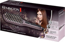 Remington Keratin Radiance Sleek & Smooth Heated Brush | Anti-Frizz Styling Tool with Advanced Ceramic & Keratin Coating | Quick Heat-Up & Shine Boost Technology – RECB7401