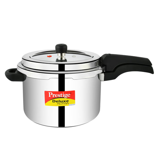 Prestige Stainless Steel Deluxe Alpha Svachh 6.5L Pressure Cooker | MPD20252