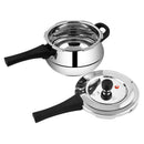 Prestige Stainless Steel Deluxe Alpha Svachh Mini Handi 3 Ltr Pressure Cooker | MPD20267