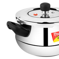 Prestige Stainless Steel Deluxe Alpha Svachh Junior Handi 4 Ltr Pressure Cooker | MPD20268