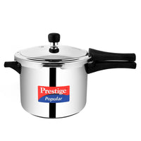 Prestige Popular 5 Ltr. Sleek & Simple Stainless Steel Pressure Cooker | MPP20652