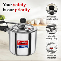 Prestige 3 L Tri-Ply Svachh Inner Lid Pressure Cooker | MPP20714