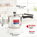 Prestige 3 L Tri-Ply Svachh Inner Lid Pressure Cooker | MPP20714