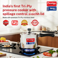 Prestige 3 L Tri-Ply Svachh Inner Lid Pressure Cooker | MPP20714