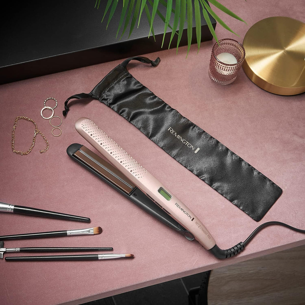 Remington Wet2 Straight Pro Hair Straightener RES7970 - Gold