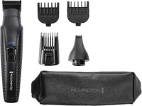Remington G2 Graphite Series Personal Groomer | 6-in-1 Beard, Nose & Body Grooming Kit with Washable Attachments – PG2000
