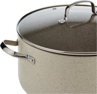 Korkmaz Granita 2xl 15 Pcs Cookware Set | Granite Coated Cast Aluminium Cooking Sets | Induction Compatible Cookware Pots and Pans Set | Black - KA2682