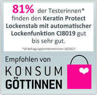 Remington Keratin Protect Auto Curler | Intelligent Curl Technology with Keratin & Almond Oil Infused Barrel for Healthy, Glossy Curls – CI8019