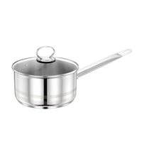 Prestige Stainless Steel Casserole With Glass Lid 26Cm / 7.3L| Induction Compatible Cooking Pot | Silver - PR81144