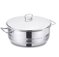 Korkmaz Mega Stainless Steel Casserole Pot 45X30 Cm / 45.0 L. | KA1950