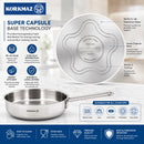 Korkmaz Alfa Stainless Steel Frypan 24x6 CM (2.7L) | KA1021