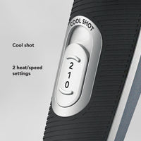 CARRERA 532 Professional Hair Dryers for Men & Women | Hairdryers - Styling Nozzle-Diffuser, Blow Dry, Hot-Cold Air, DC 1600 Watts-Grey