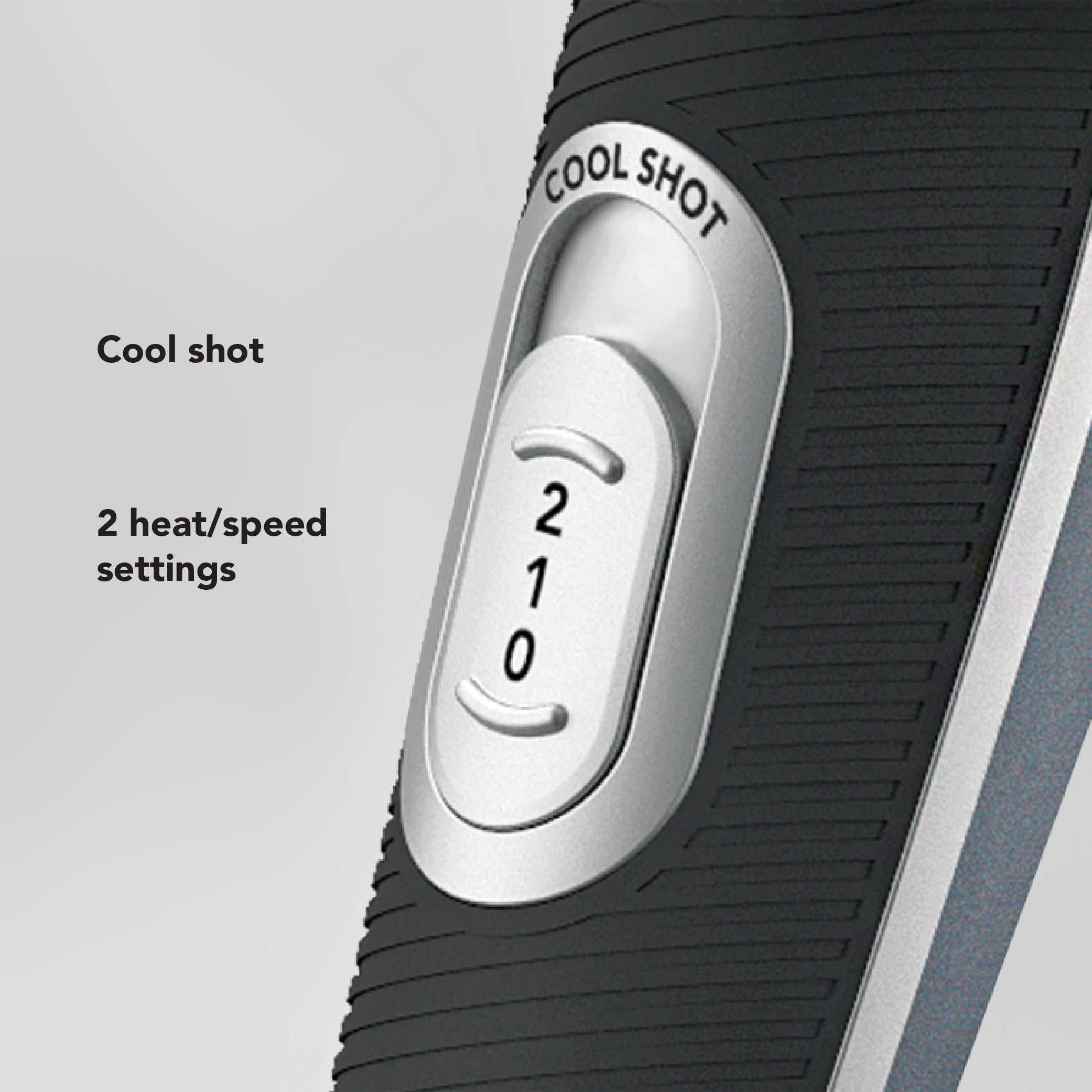 CARRERA 532 Professional Hair Dryers for Men & Women | Hairdryers - Styling Nozzle-Diffuser, Blow Dry, Hot-Cold Air, DC 1600 Watts-Grey