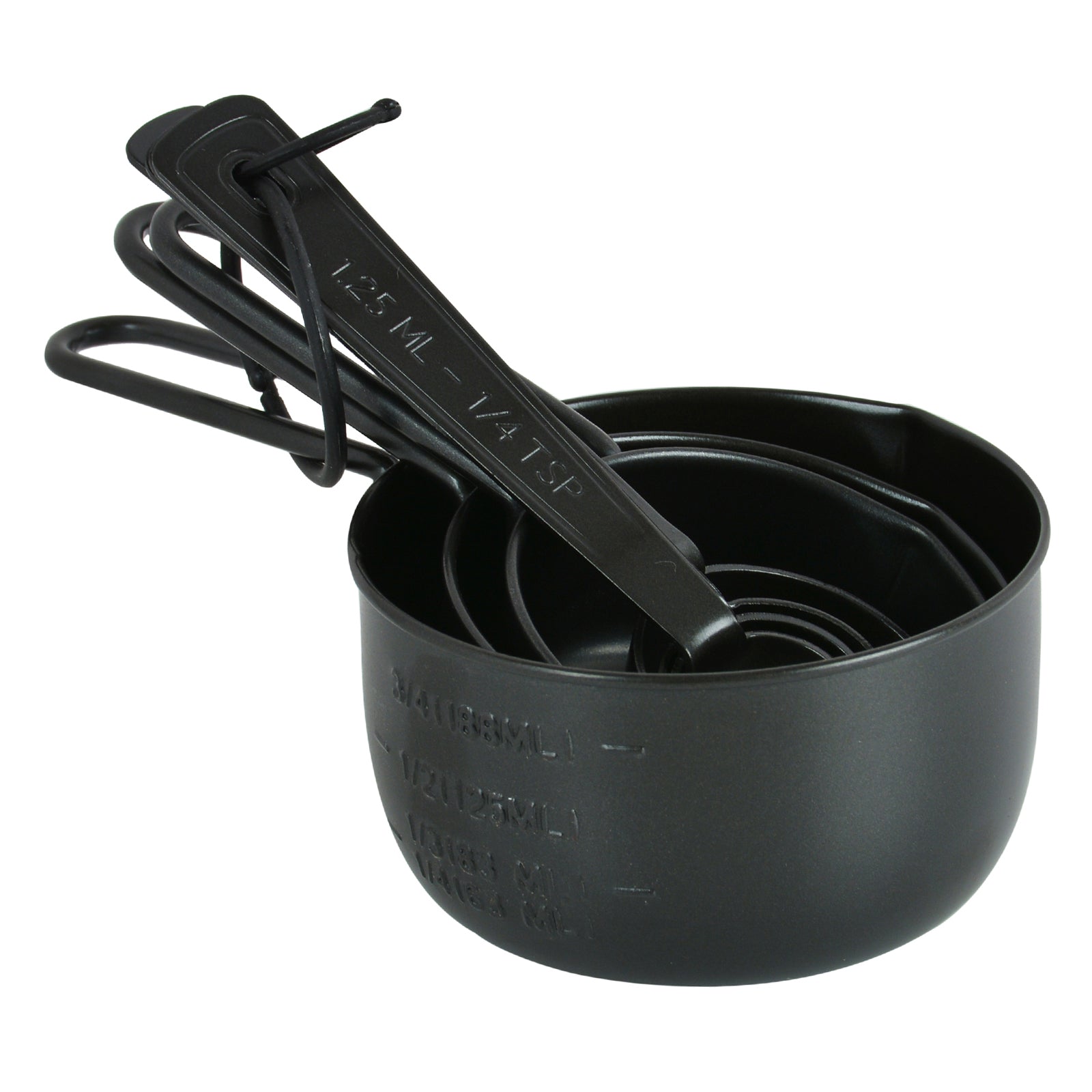 Prestige Measuring Spoons/Cups | Black - PR50179