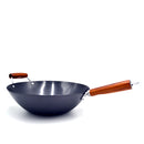 Prestige Nonstick Wok Pan 35Cm | Stir Fring Pan with wooden Handle | Black - PR42251