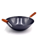 Prestige Nonstick Wok Pan 35Cm | Stir Fring Pan with wooden Handle | Black - PR42251