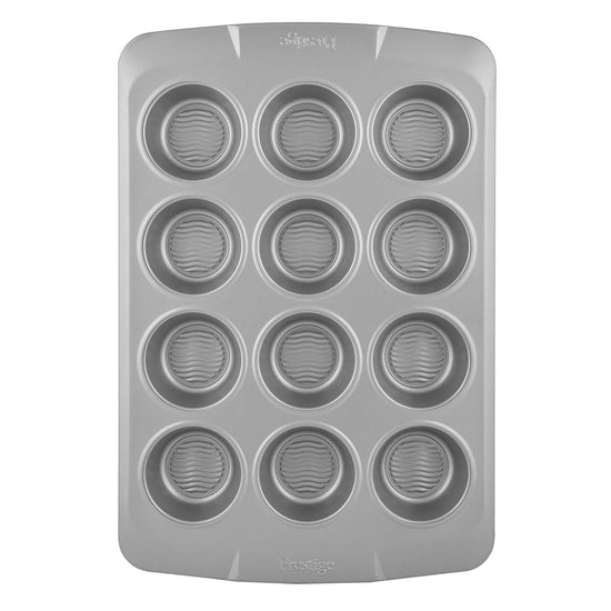 Prestige 12 Cup Muffin Pan with Bottom Design | PR57983
