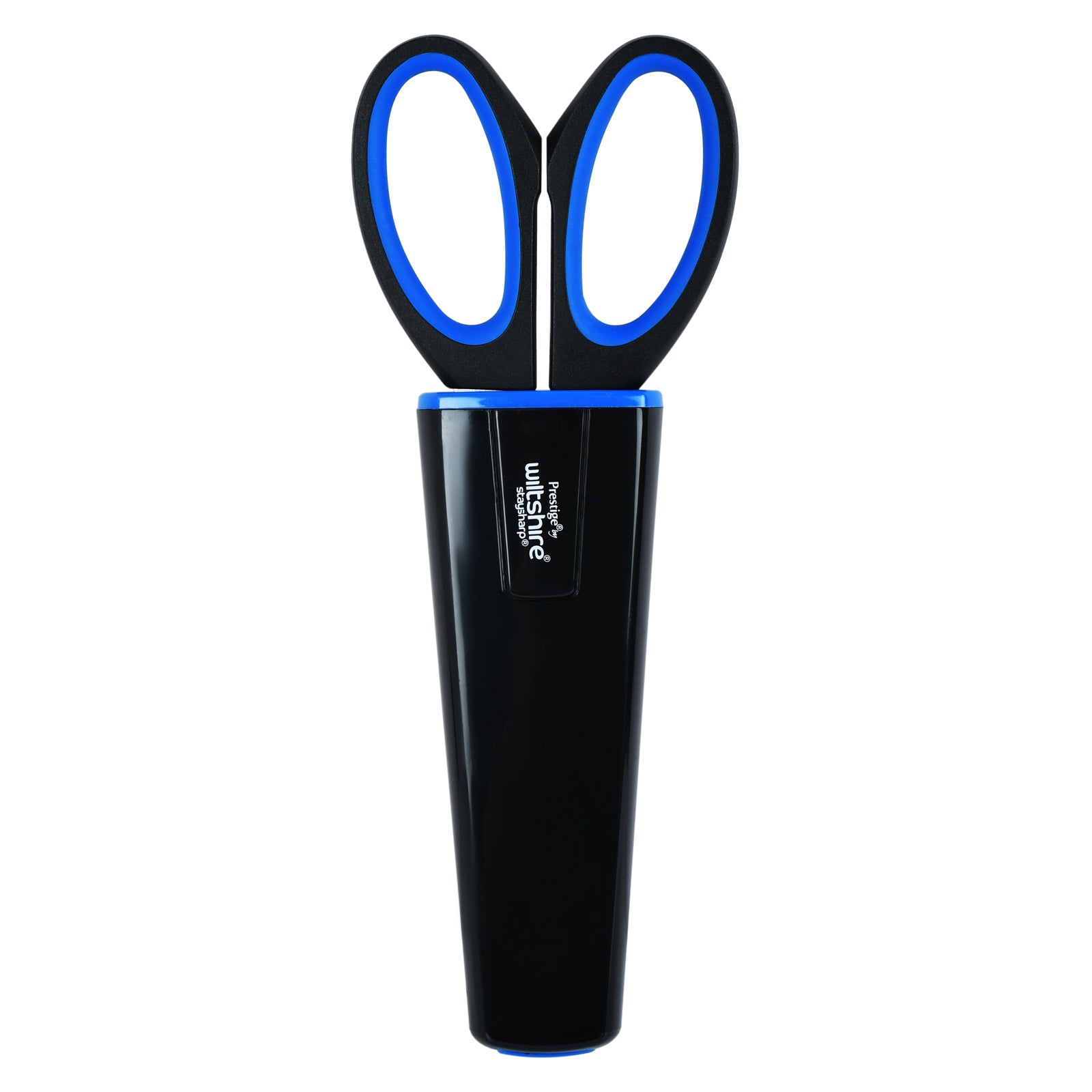 Prestige Staysharp Kitchen Scissors | Wiltshire  Stainless Steel Material Scissors with Built-in Sharpner | PR1966 - Blue