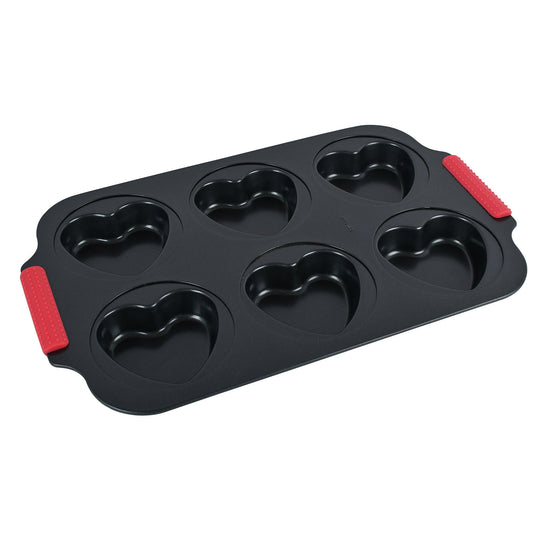 Prestige 6 Pcs Heart Muffin Pan