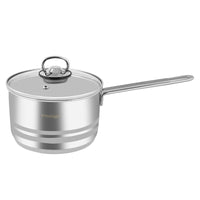 Prestige Infinity Stainless Steel Sauce Pan 2.5 Ltr, 18 cm | Induction Compatible Covered Sauce Pan | PR77373
