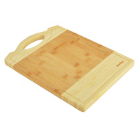 Prestige Bamboo Cutting Board – Large Natural Brown Chopping Board for Kitchen, Fruits, Vegetables & Cheese – Eco-Friendly | Brown - PR42451