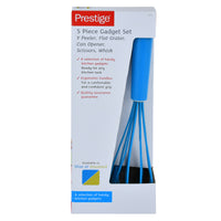 Prestige Kitchen Gadget Set – 5 Pieces, Blue | Essential Cooking Tools for Everyday Use | PR46411