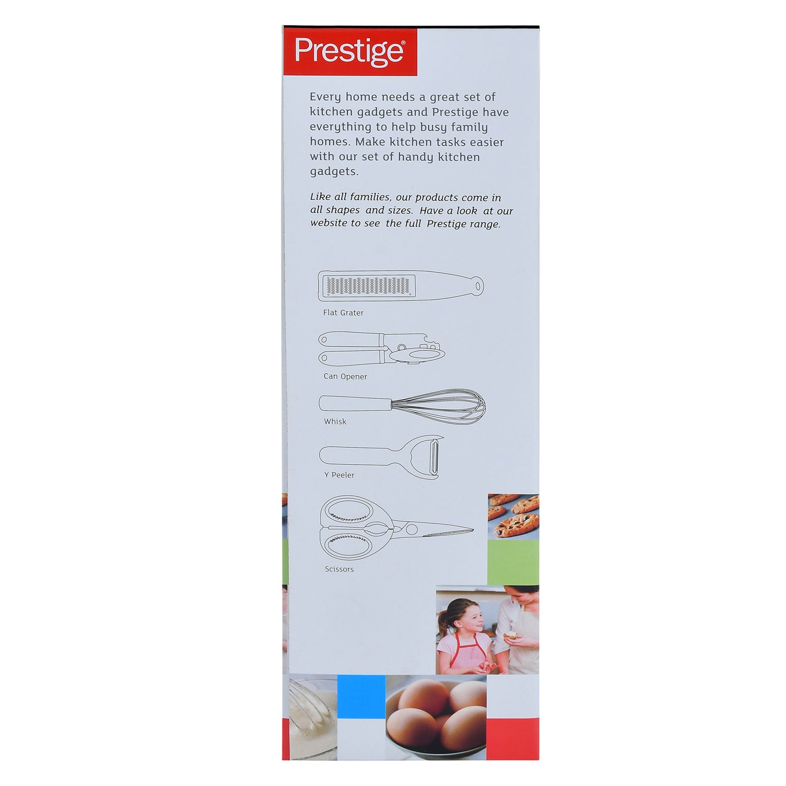Prestige Kitchen Gadget Set – 5 Pieces, Green | Essential Cooking Tools for Everyday Use | PR46411