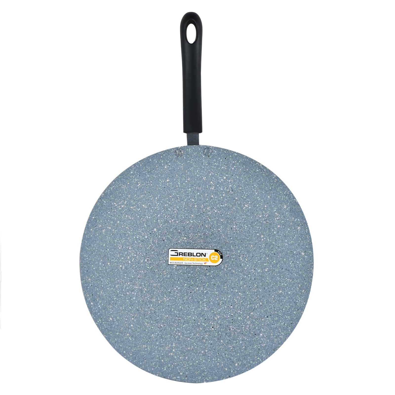Prestige Speckled Concave Tawa 34 Cm | Long Lasting Non Stick Aluminum Tawa for Roti | Grey - PR15877