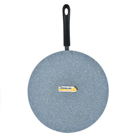 Prestige Speckled Concave Tawa 32 Cm | Long Lasting Non Stick Aluminum Tawa for Roti | Grey - PR15876