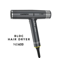 CARRERA BLDC Hair Dryer No 633-110,000 RPM Brushless Motor, 2000W Power Boost, Magnetic Styling Nozzle & Diffuser, Auto-Clean Function, Lightweight Design