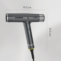 CARRERA BLDC Hair Dryer No 633-110,000 RPM Brushless Motor, 2000W Power Boost, Magnetic Styling Nozzle & Diffuser, Auto-Clean Function, Lightweight Design