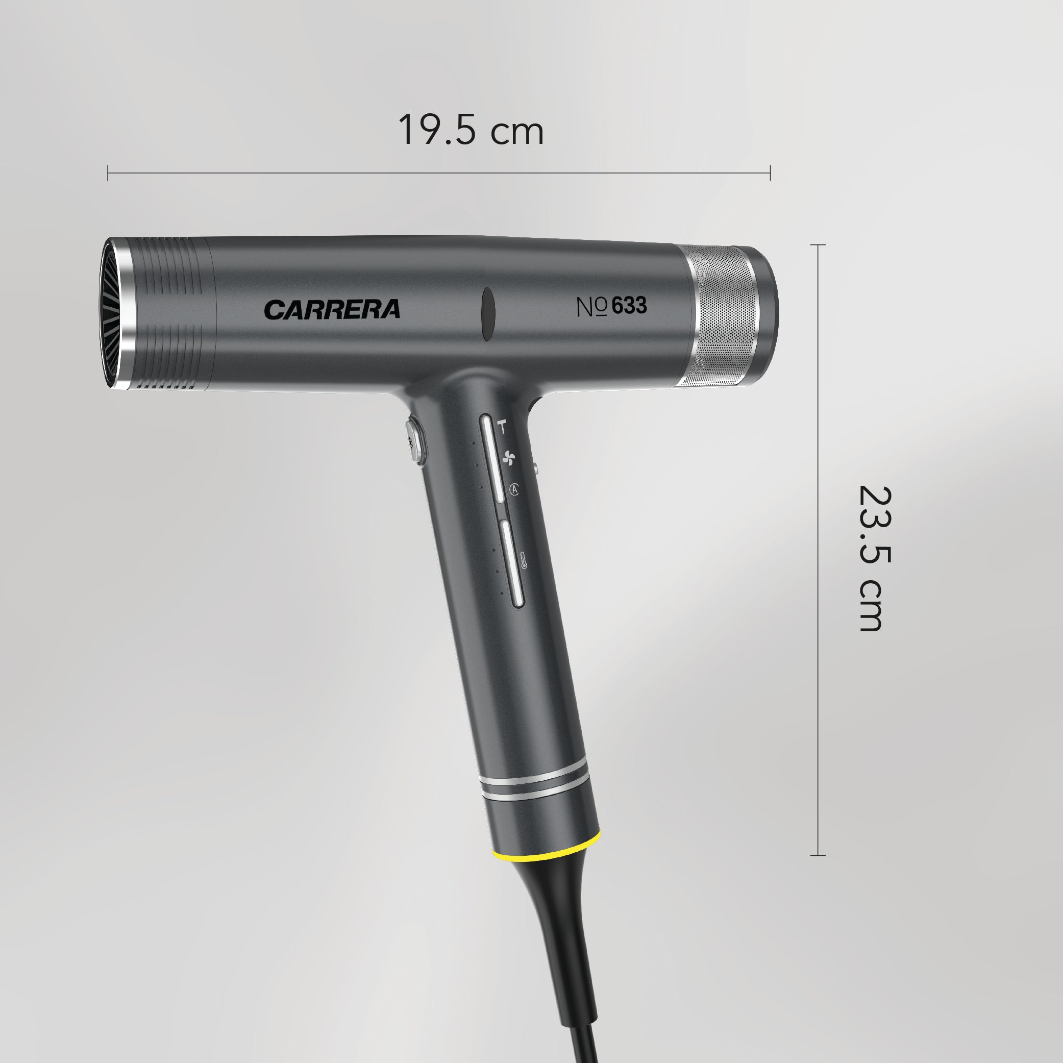 CARRERA BLDC Hair Dryer No 633-110,000 RPM Brushless Motor, 2000W Power Boost, Magnetic Styling Nozzle & Diffuser, Auto-Clean Function, Lightweight Design
