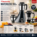 Butterfly Matchless Mixer Grinder - 750 W - 4 Jars