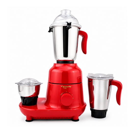 Butterfly Tulip Mixer Grinder - 600W -3 Jars- Red