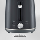 CARRERA Toaster CRR563 – 2-Slice Toaster with 7 Browning Settings, Wide Slots, Reheat & Defrost Function, and Automatic Shut-Off