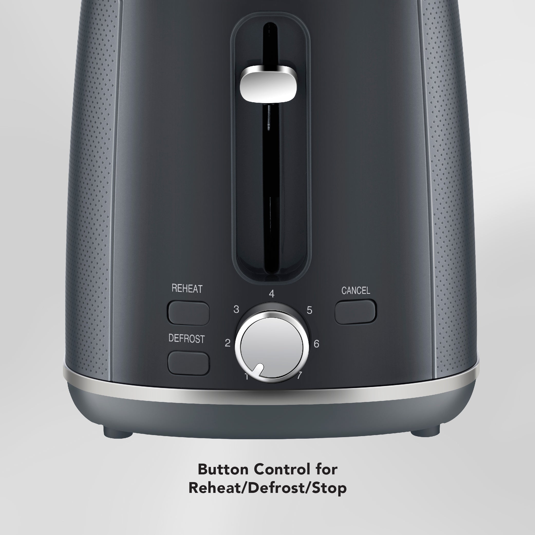CARRERA Toaster CRR563 – 2-Slice Toaster with 7 Browning Settings, Wide Slots, Reheat & Defrost Function, and Automatic Shut-Off