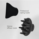 CARRERA AC Hair Dryer CRR 539 – 2200W Professional Hair Dryer with AC Motor, Ceramic Coating, Ionic Function, Cool Shot, and Styling Accessories