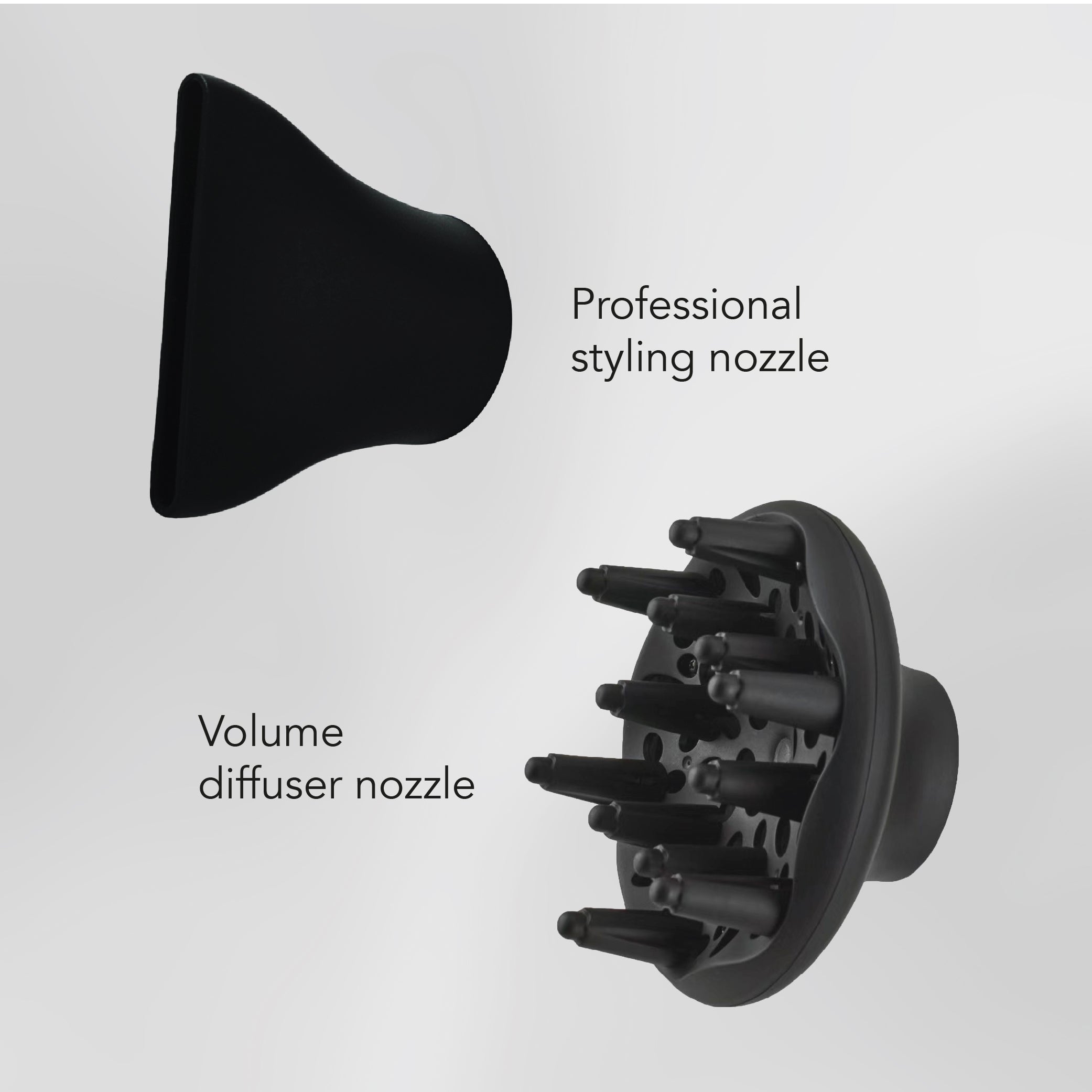 CARRERA AC Hair Dryer CRR 539 – 2200W Professional Hair Dryer with AC Motor, Ceramic Coating, Ionic Function, Cool Shot, and Styling Accessories