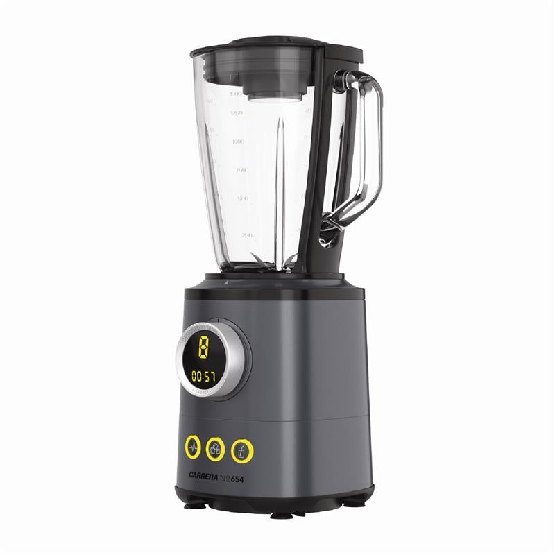 CARRERA Digital Blender № 654 – 1300W High-Speed Blender with 10 Variable Speeds, LED Display & 1.5L Glass Jar