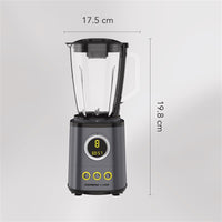 CARRERA Digital Blender № 654 – 1300W High-Speed Blender with 10 Variable Speeds, LED Display & 1.5L Glass Jar