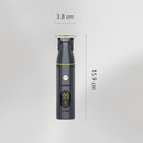 CARRERA CRR625 All-in-1 Trimmer for Men | Cordless Beard, Hair & Body Grooming Kit, Stainless Steel Blades, IPX6 Waterproof, USB Rechargeable, LED Display, 5-Min Boost, Multi Attachments, Gift for Men