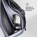 CARRERA CRR210 Steam Iron – 2800W Steam Iron with Ceramic-Coated Soleplate, Adjustable Temperature, Anti-Drip System, Auto Shut-Off, 320ml Tank, Centralized Burst & Super Steam Function