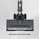 CARRERA Cordless Stick Vacuum Cleaner CRR321 – 400W Cordless Vacuum with BLDC Motor, 23Kpa Suction Power, Multi-Cyclone Filtration & LED Display